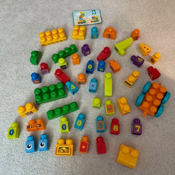 Mega Bloks Building Basics 123 Counting Bus - Picture 4 of 6